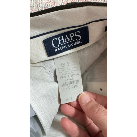 VTG Chaps Ralph Lauren Mens 2 Pc Suit Size 42 Pants Size 36 Measurements Posted - Picture 15 of 16